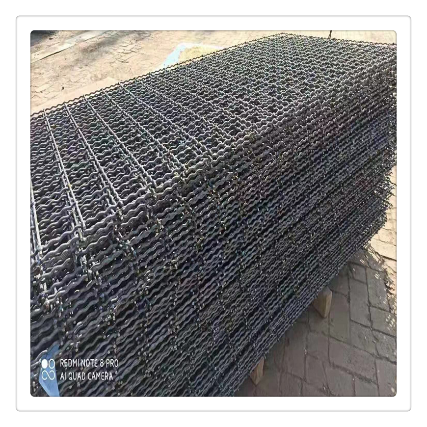 大同煤礦軋花編織網煤礦井支護網圖片2