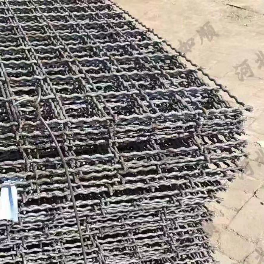 新疆礦山支護軋花網片圖片2